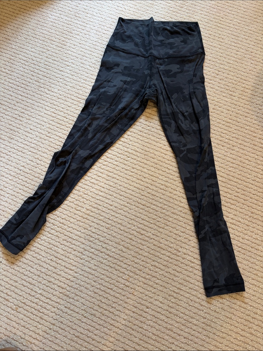 lululemon athletica Black Camo High-Rise Leggings
